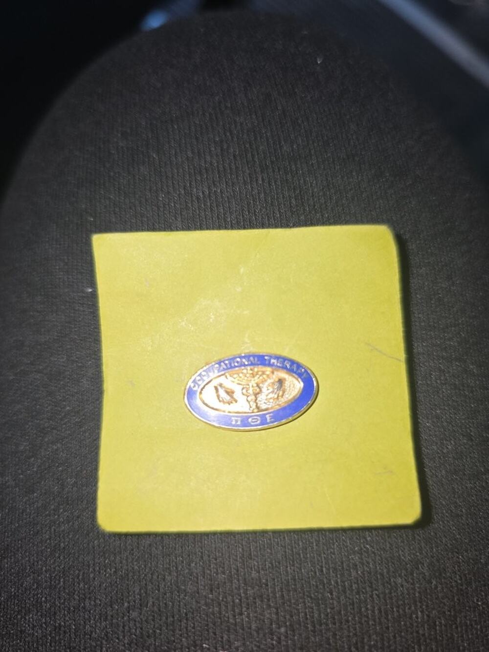 Occupational Therapy Pin with Greek Letters